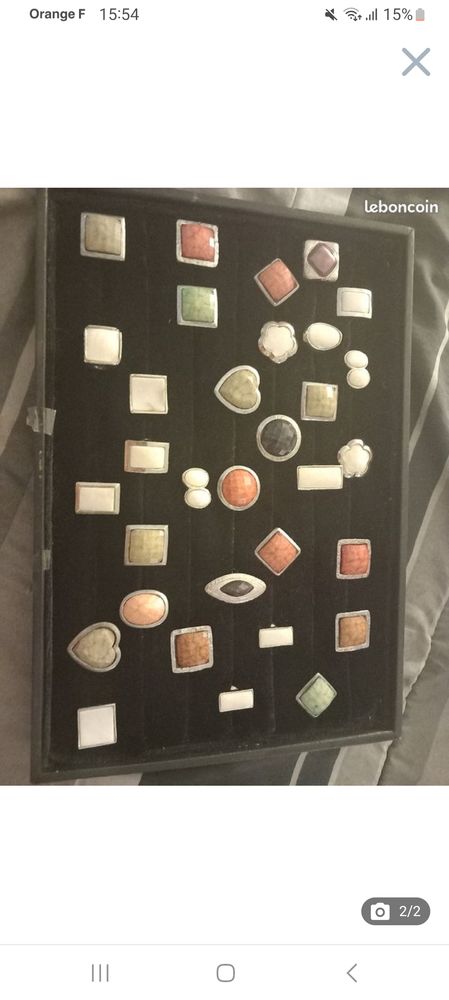 Lot de 32 bagues fantaisie 20 Mont-Saint-Aignan (76)