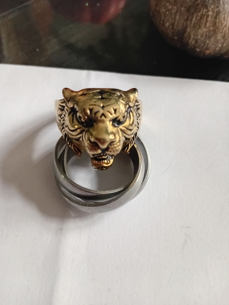 Bagues t�tes de tigres 50 Connerr� (72)