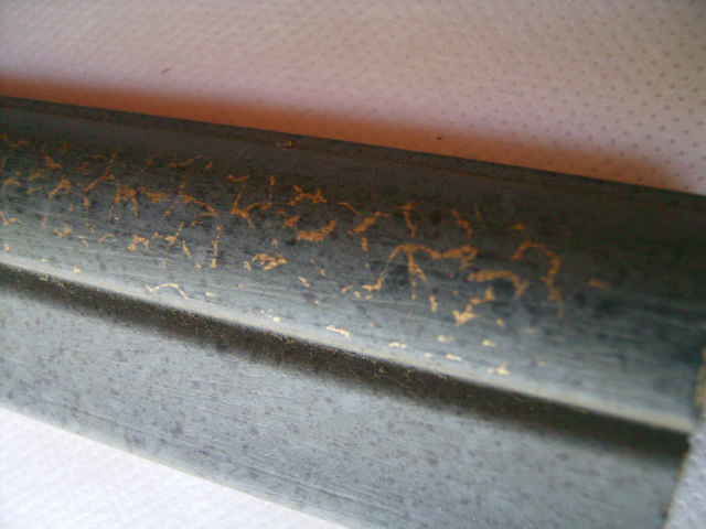 11m de baguettes bois de couleur gris et or pour cadres 35 Wolxheim (67)