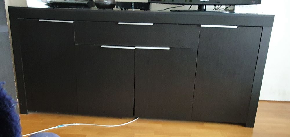 Bahut / Buffet /Meuble TV noir en bon �tat 70 Le Plessis-Robinson (92)