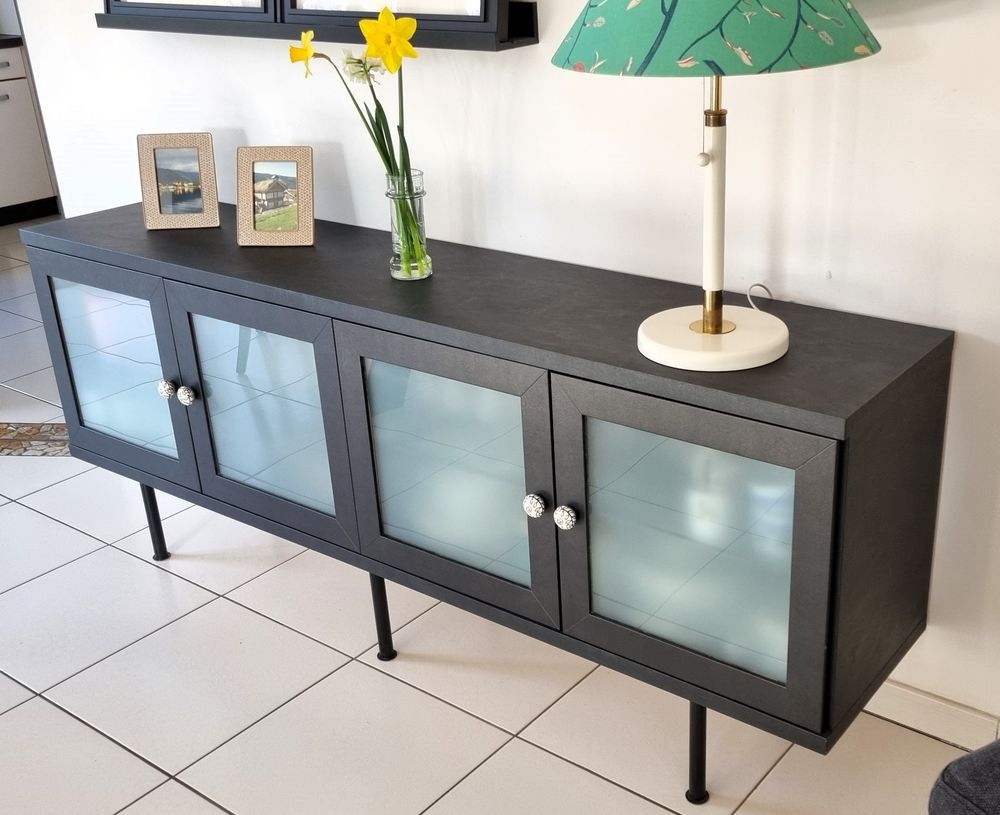 Bahut bas 4 portes, noir (ext�rieur et int�rieur) 150 Saint-Brieuc (22)