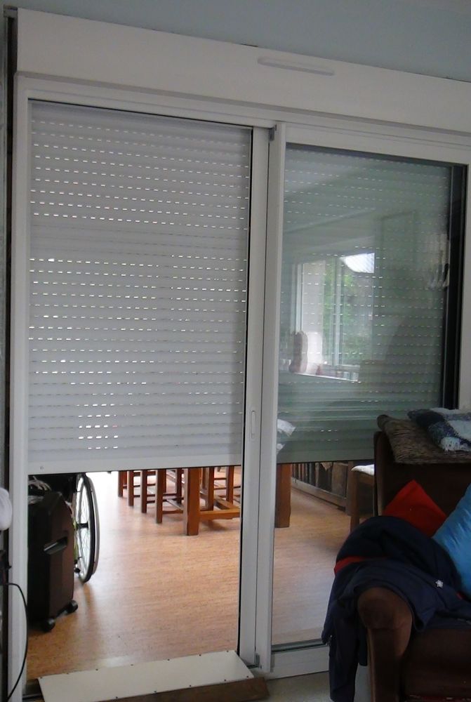 Baie coulissante avec volet roulant �lectrique 1600 Saint-Branchs (37)