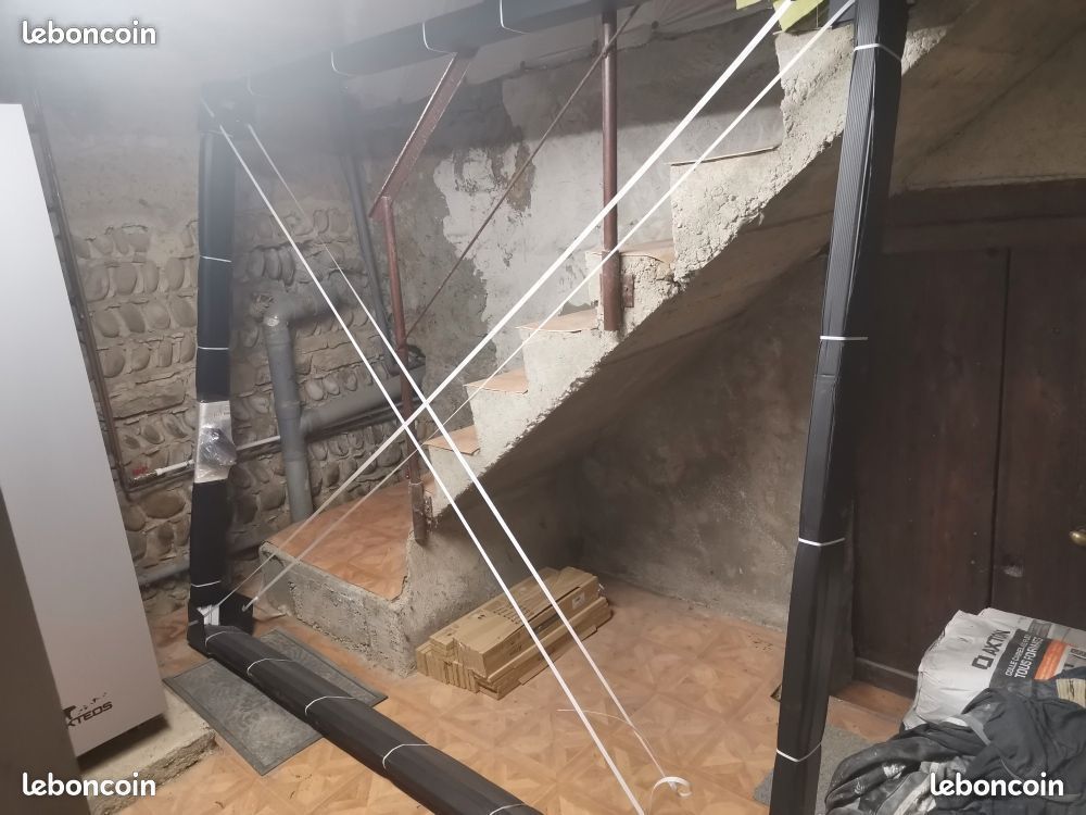 Baie vitr�e blanche coulissante neuve avec vitrage anti effr 1700 Meyssi�s (38)