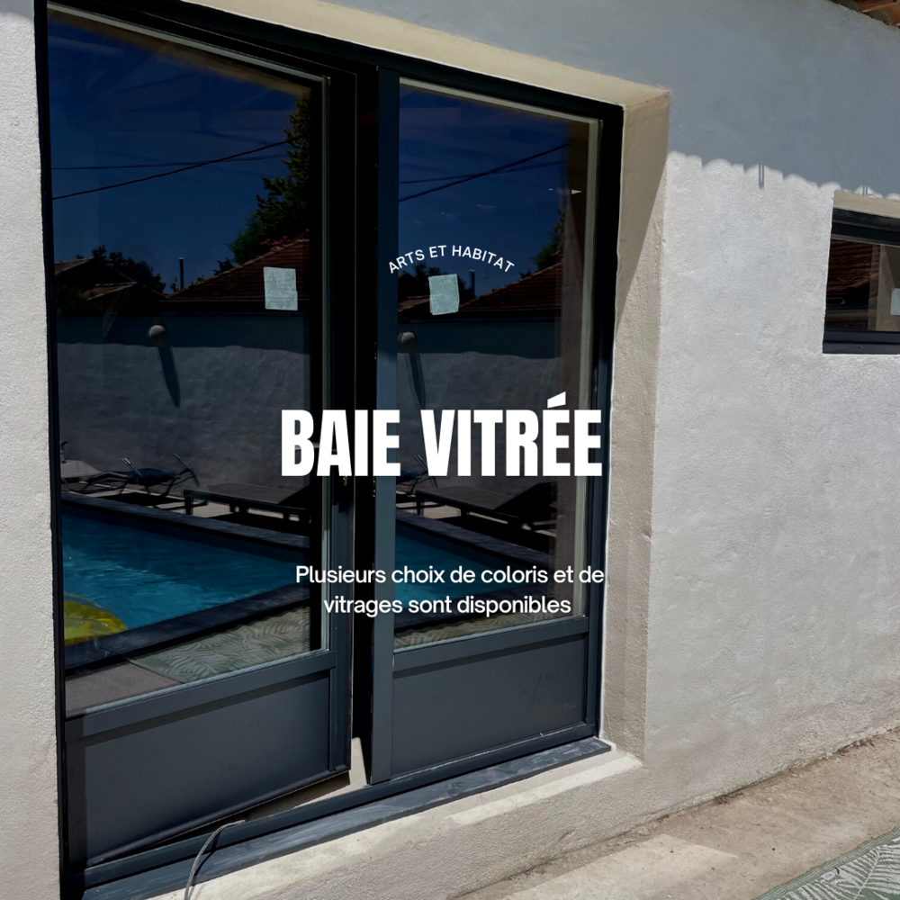 Baie vitr�e Alu profils Sch�co 799 Montpellier (34)