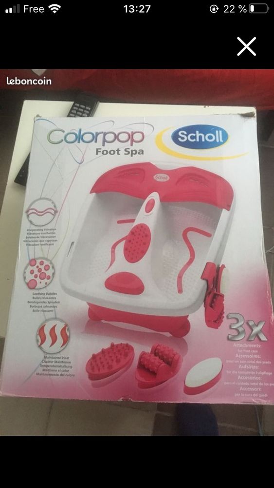 bain de pieds  Sholl footspa neuf 50 Saint-Chamond (42)