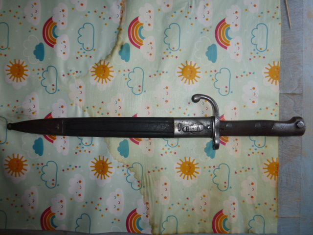 Baionnette Mauser Br�sil M. 1908 fabrication locale FI 110 Villard-Bonnot (38)