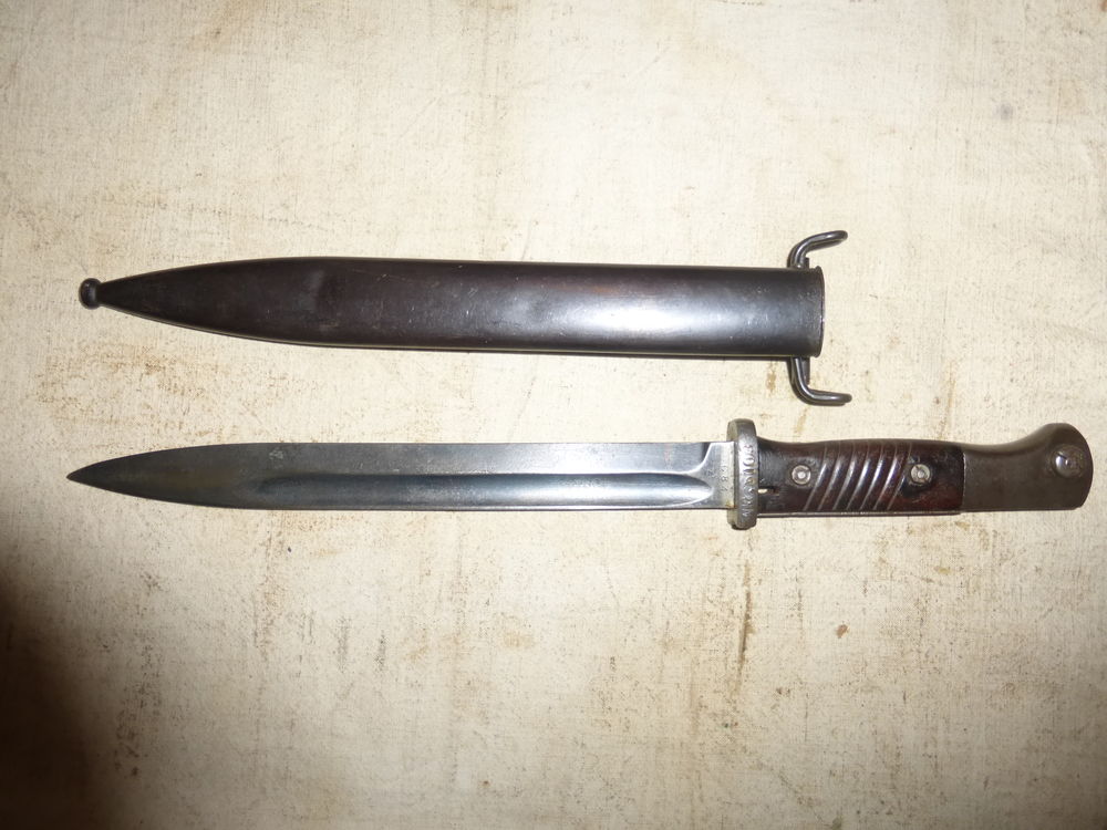 Baionnette Mauser 98k   84/09 3e type  fourreau type Norv�ge 120 Villard-Bonnot (38)