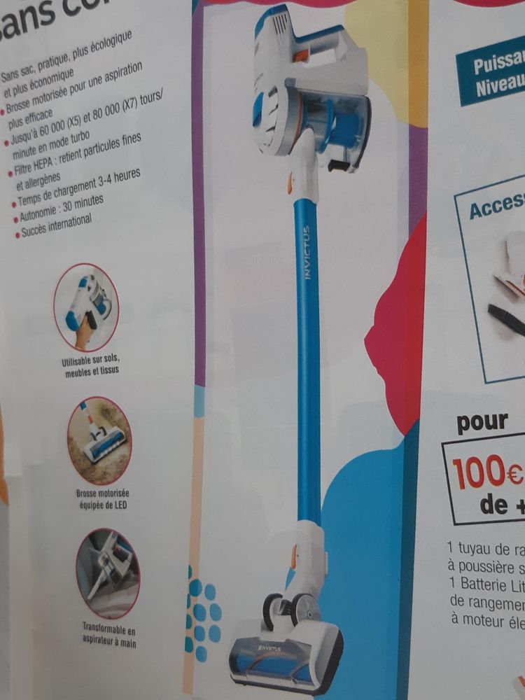 Balai - Aspirateur sans fil et sans sac - neuf 229 Le Plessis-Robinson (92)