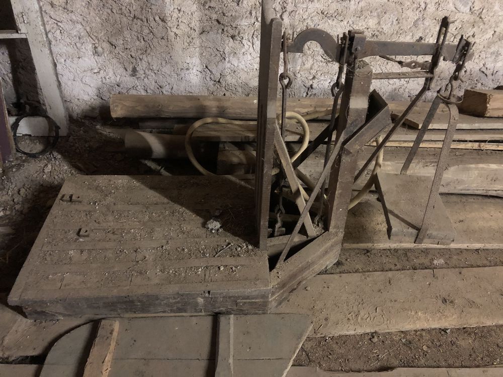 Balance agricole d'antan
ou balance � grains 100 La Grande-Fosse (88)