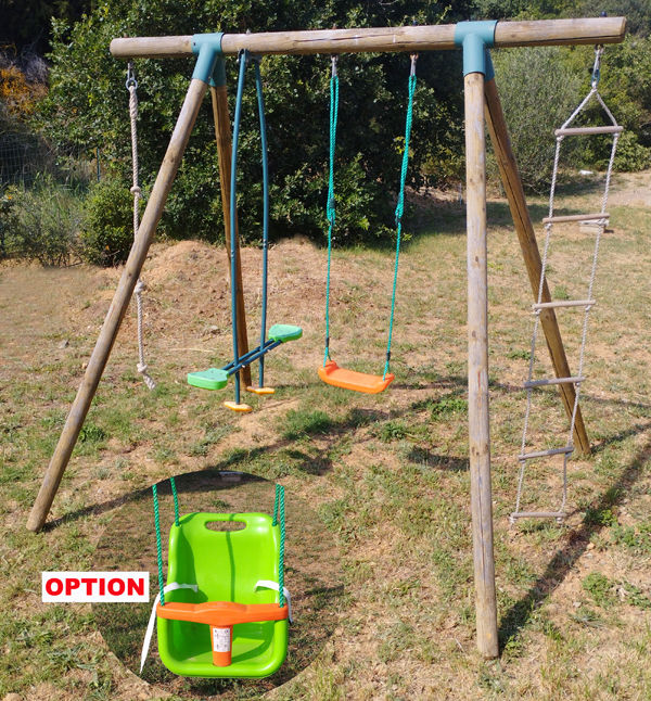 Balan�oire avec portique bois  SOULET  140 Saint-Andr�-de-Roquelongue (11)