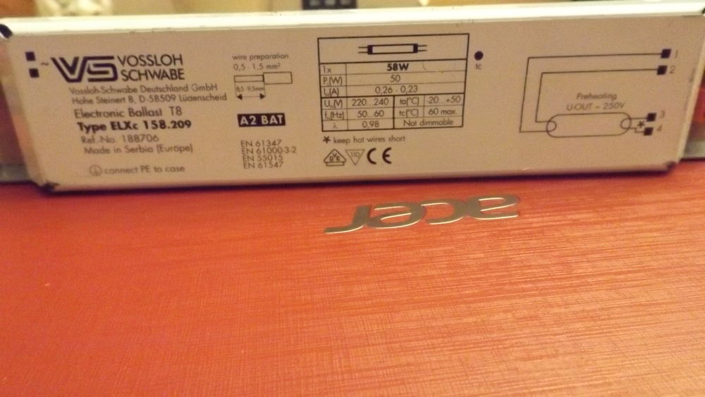 ballast t8 10 Combs-la-Ville (77)