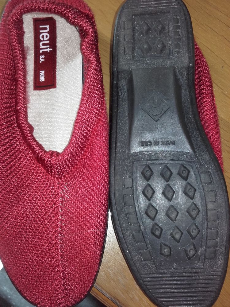 Ballerine rouge T 40 10 Troyes (10)