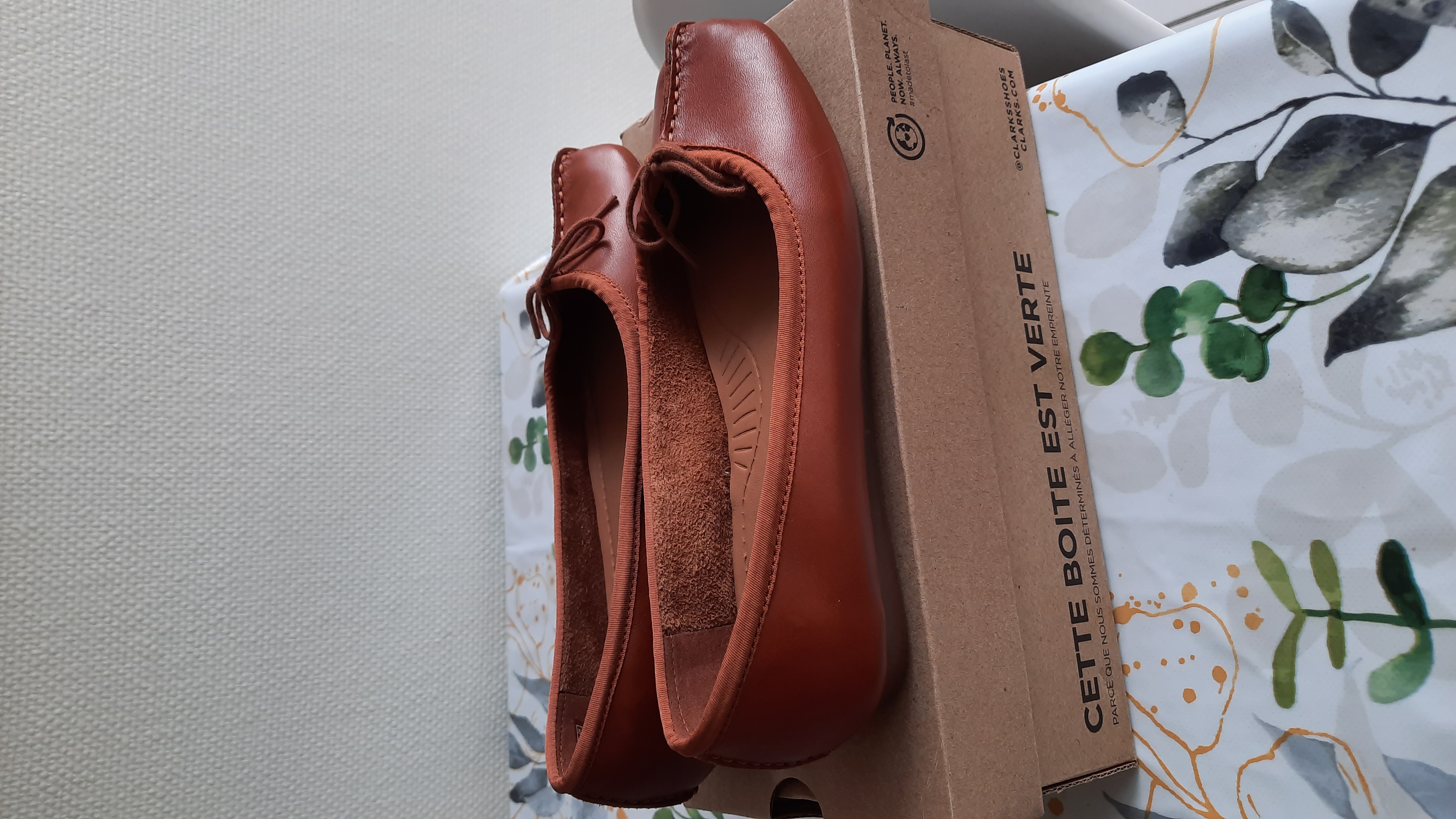BALLERINES CUIR CLARKS marron 39 35 Grenoble (38)