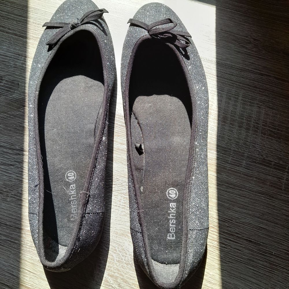 Ballerines gris paillet� 25 Houchin (62)