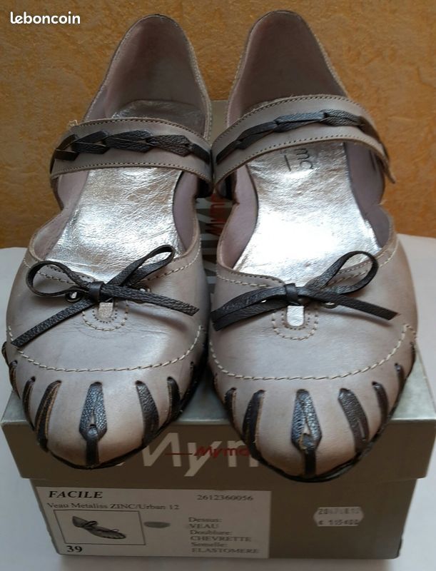 Ballerines MYMA tout cuir - Pointure 39 6 Dinan (22)