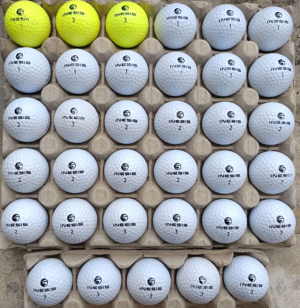 35 Balles de Golf Inesis Long d'Occasion en Tr�s Bon �tat 15 Mantes-la-Jolie (78)