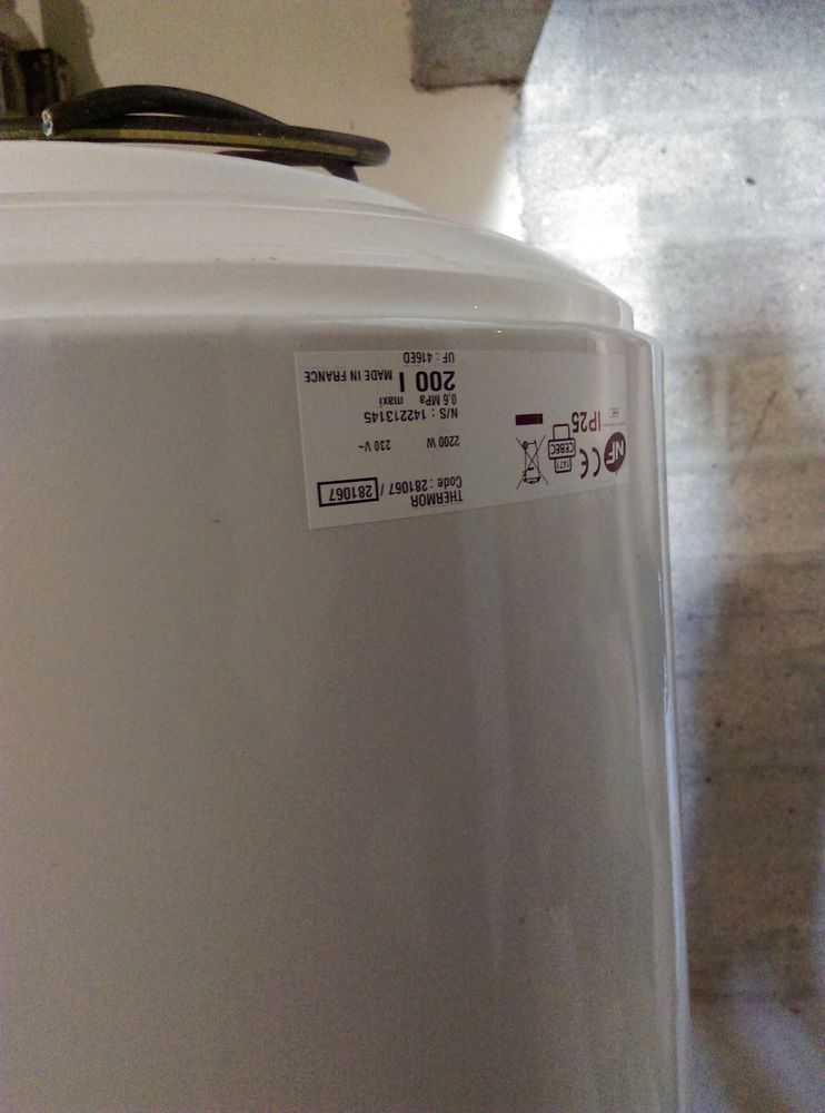 ballon eau-chaude 200 litres 150 Colombes (92)