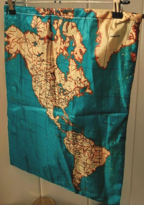 Sac Baluchon carte du monde,  Neuf 7 Vals-les-Bains (07)