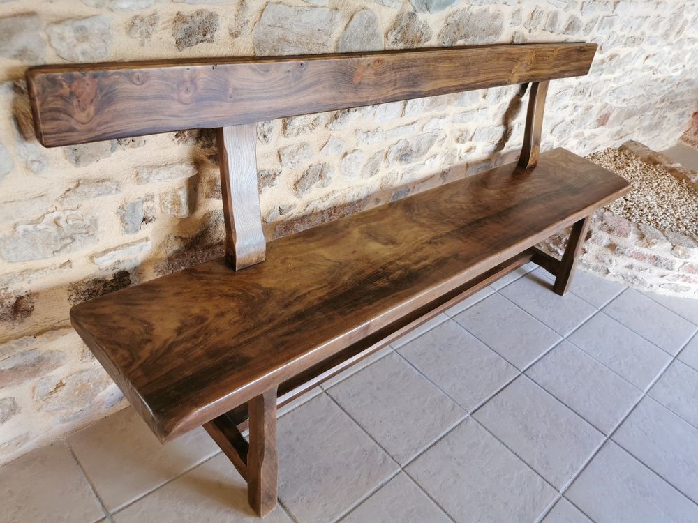 Banc avec dossier Orme Massif 230 Saint-Germain-sur-l'Arbresle (69)