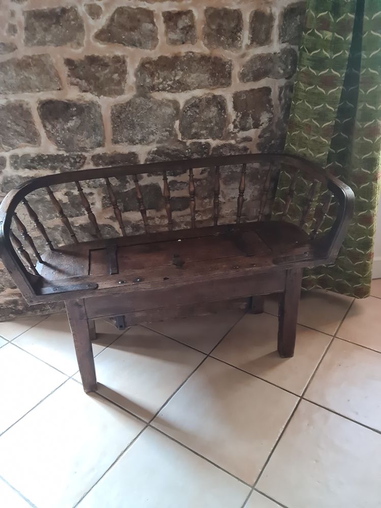 Banc de caleche avec coffre en bois 50 Plo�rdut (56)