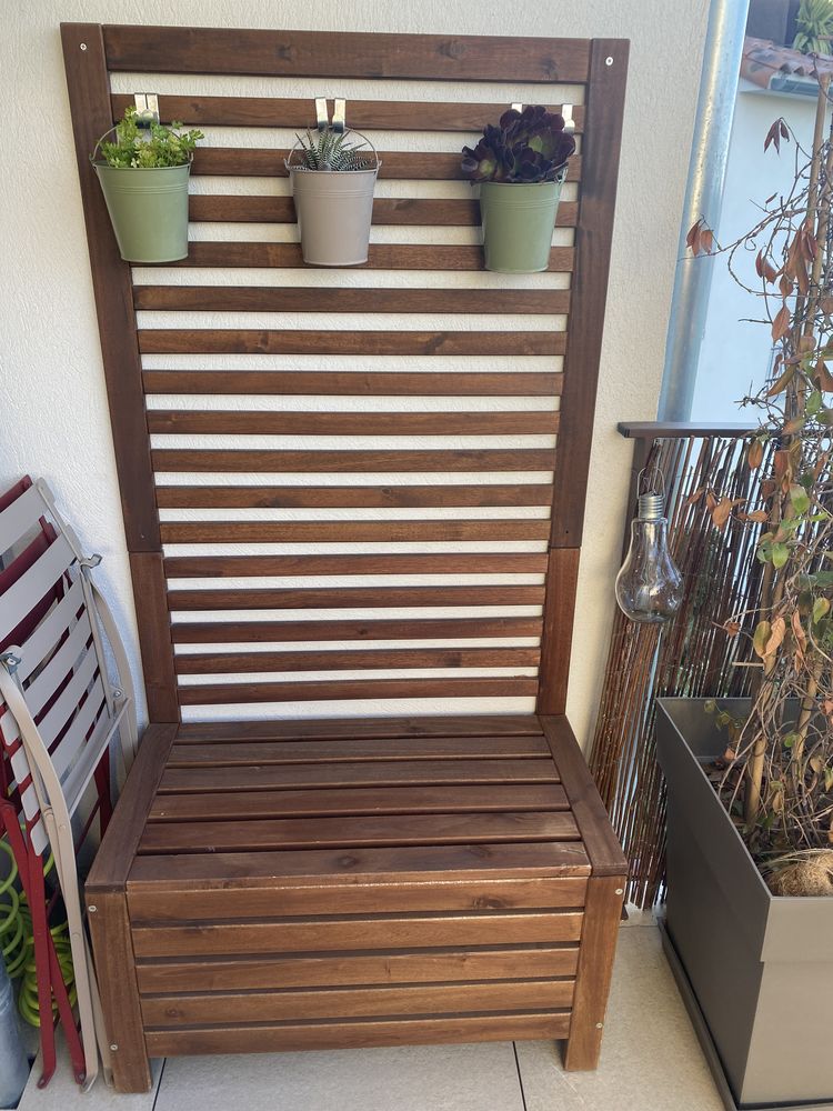 Banc coffre ext�rieur jardin 65 Sanary-sur-Mer (83)