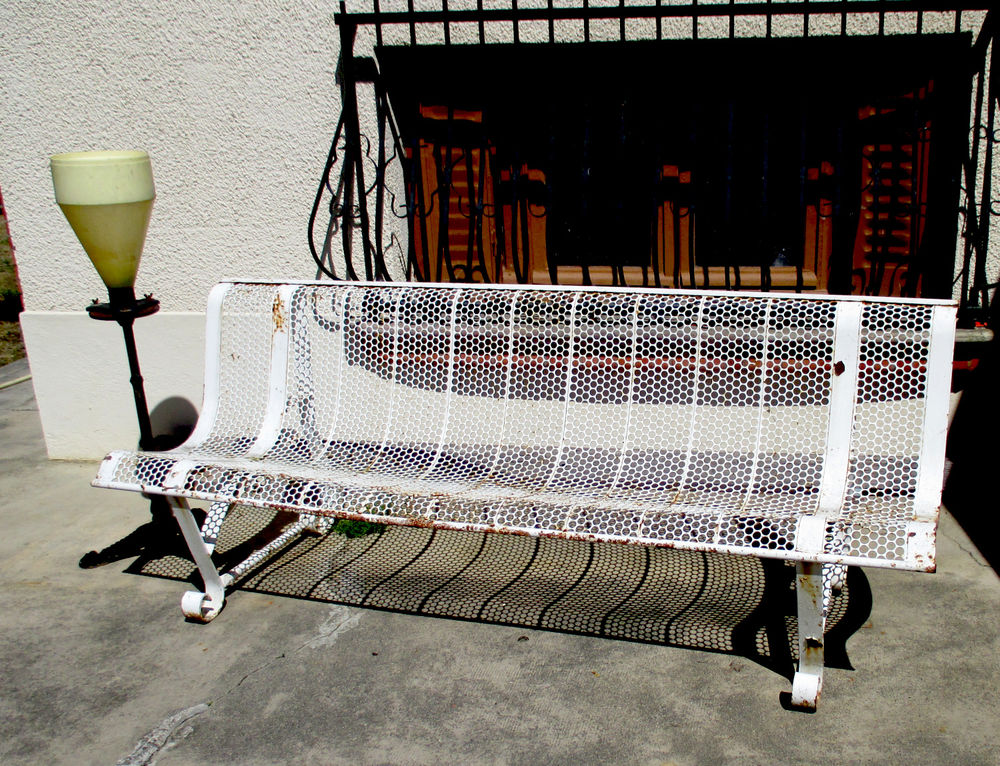 Banc de jardin ancien 1945/50 Malaval Ren� (Troc possible) 0 Saint-�lix-le-Ch�teau (31)
