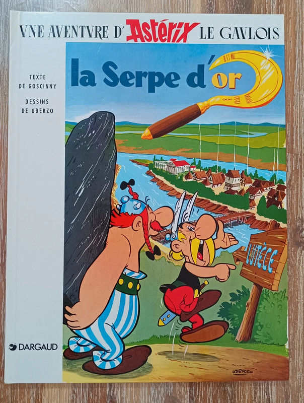 Bande dessin�e Ast�rix  La Serpe d'or  17 Montbrun (46)