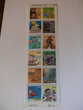 Bande de 12 timbres 8 Plougoumelen (56)