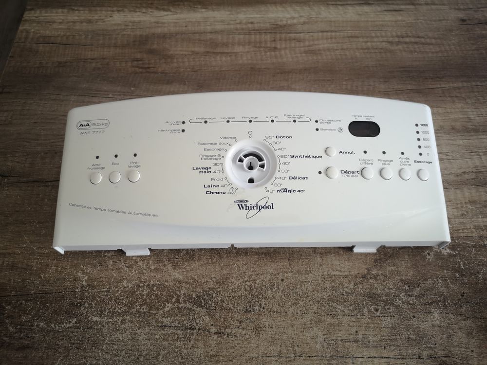 BANDEAU LAVE-LINGE : WHIRLPOOL AWE7777 25 Lamballe (22)