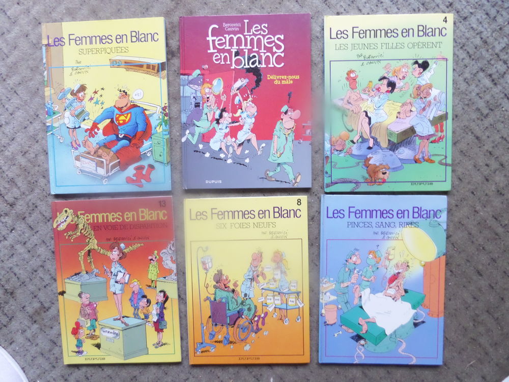 6 bandes dessin�es LES FEMMES EN BLANC 24 Lyon 8 (69)