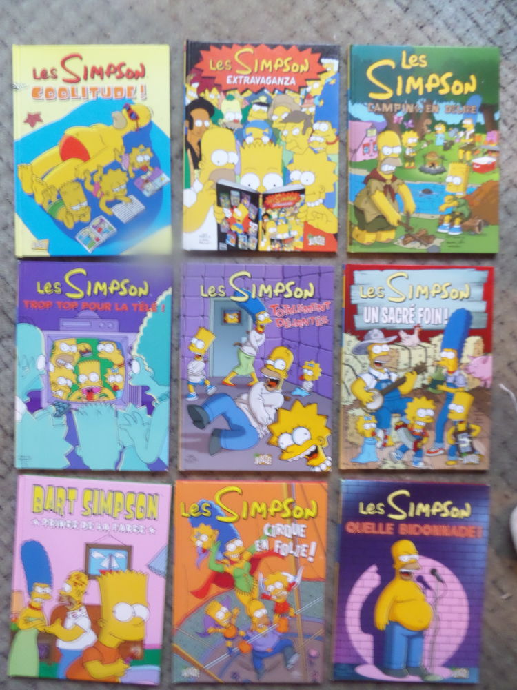 9 bandes dessin�es LES SIMPSON 4 Lyon 8 (69)