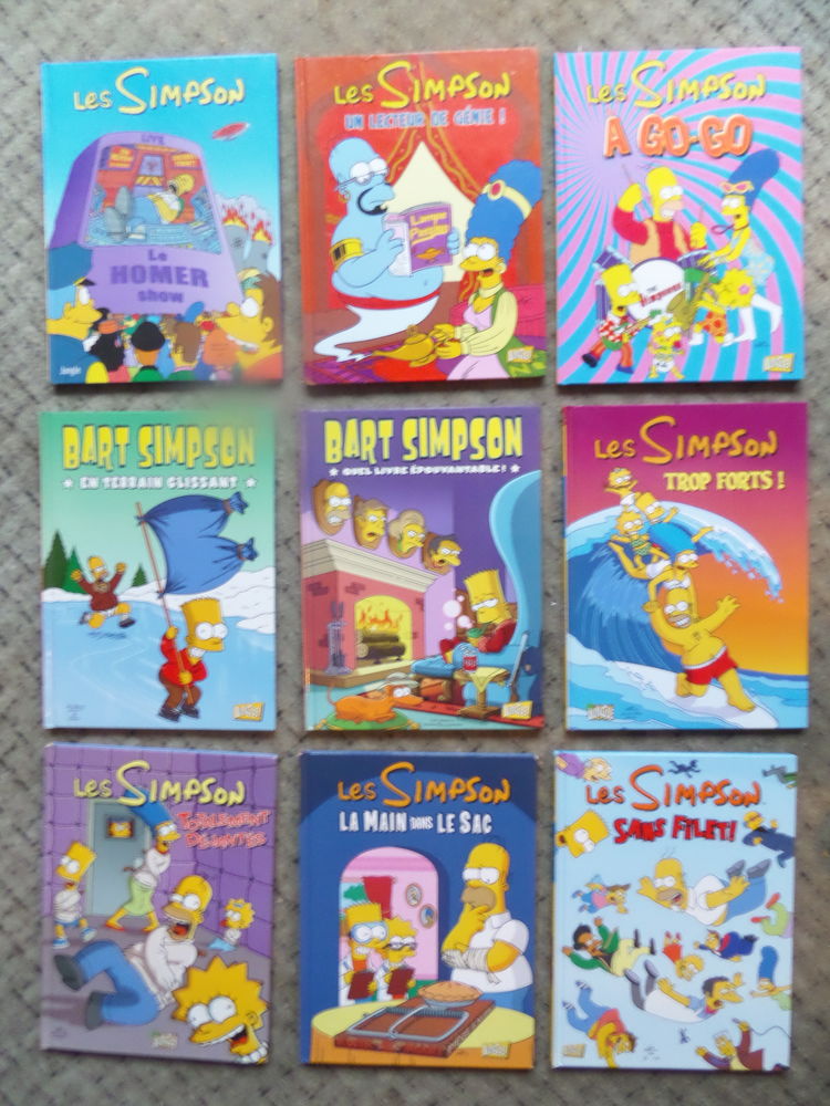 9 bandes dessin�es des SIMPSON 4 Lyon 8 (69)