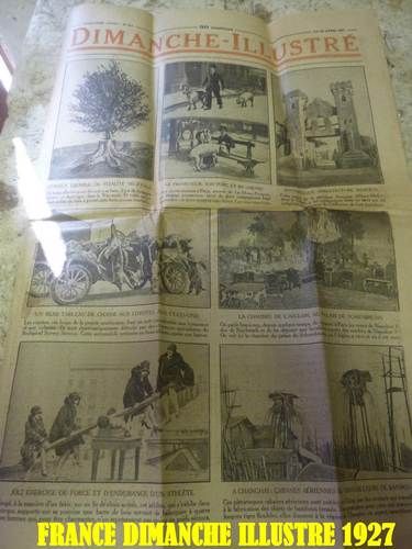 BandesDessin�es documentsanciens vieuxpapiers Journaux  1927 15 Saint-M�dard-en-Jalles (33)