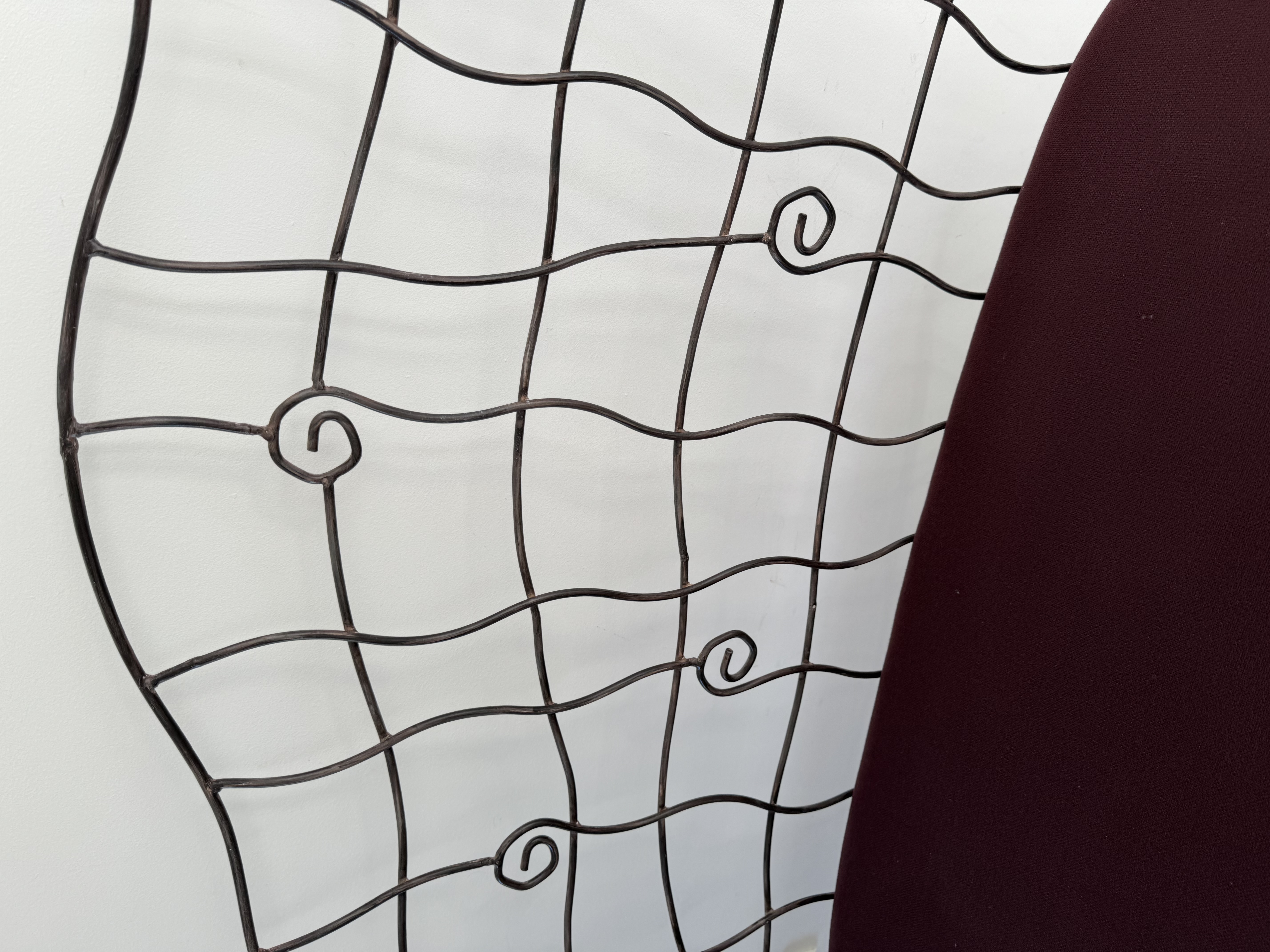 Banquette / canap� fer forg� tissu 130 Sari-Solenzara (20)