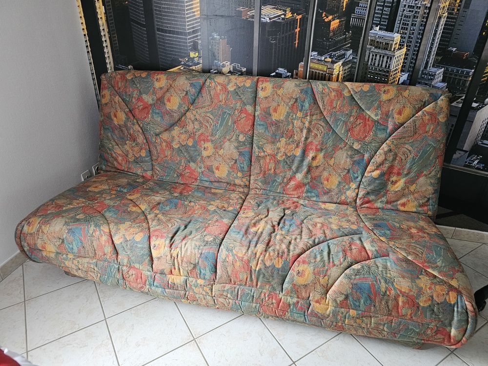 Banquette convertible clic-clac 3 places, tr�s confortable e 190 Presles (95)
