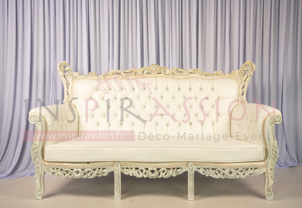 Banquette mod�le  Aladin  blanc 1090 Pantin (93)