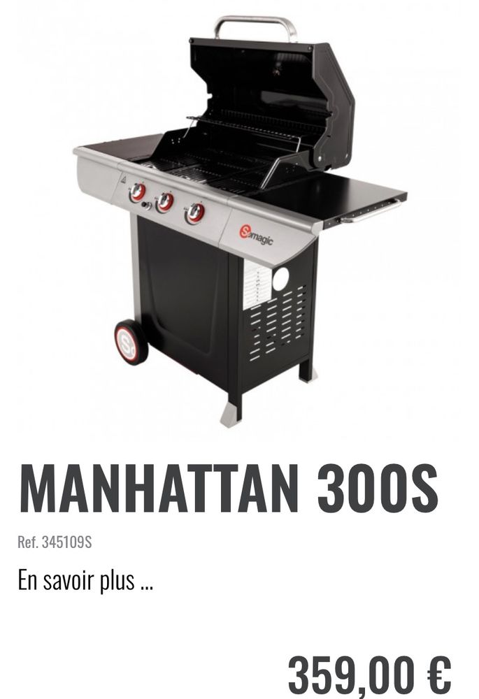 Barbecues occasion , annonces achat et vente de barbecues Outback Manhattan Barbecue au gaz: : Jardin