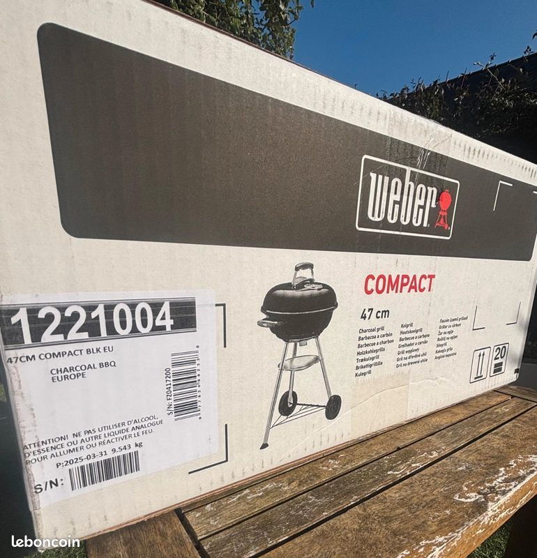 Barbecue Weber compact 47 cm 100 Bourgbarr� (35)