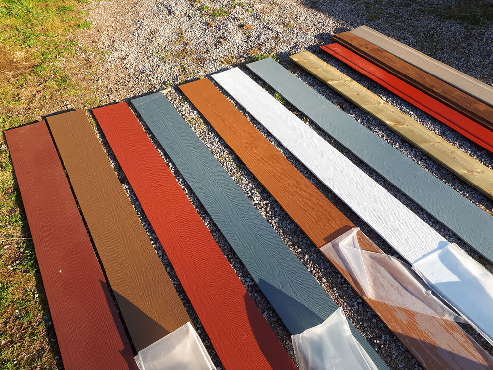 bardage ext�rieur en ciment composite + douglas+�pic�a 22 Ramonchamp (88)