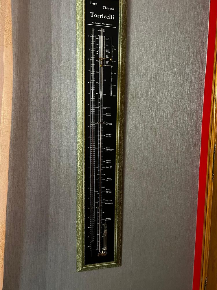 Barom�tre de pr�cision Torricelli 30 Courcy (51)