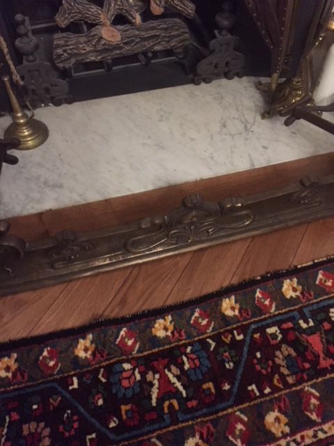 Barre de chemin�e d'�poque 1900, style nouille
180 Paris 3 (75)