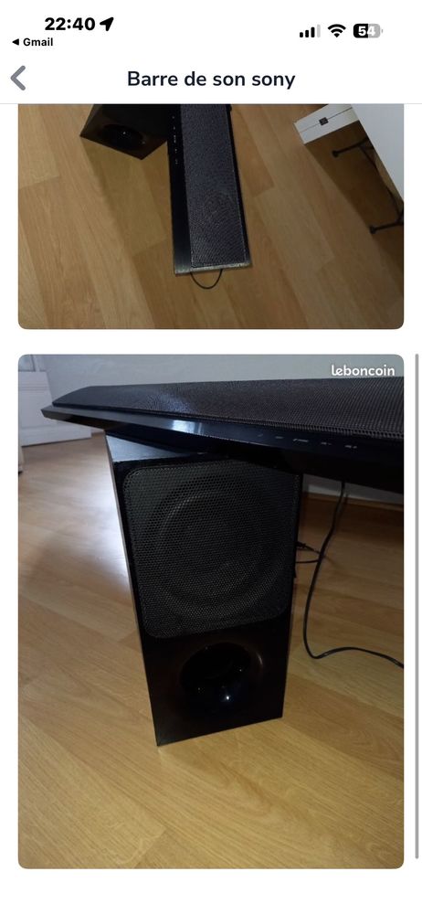 BARRE DE SON SONY 100 Cr�teil (94)