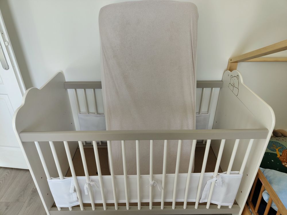 Lit barreaux avec matelas 80 Hartennes-et-Taux (02)