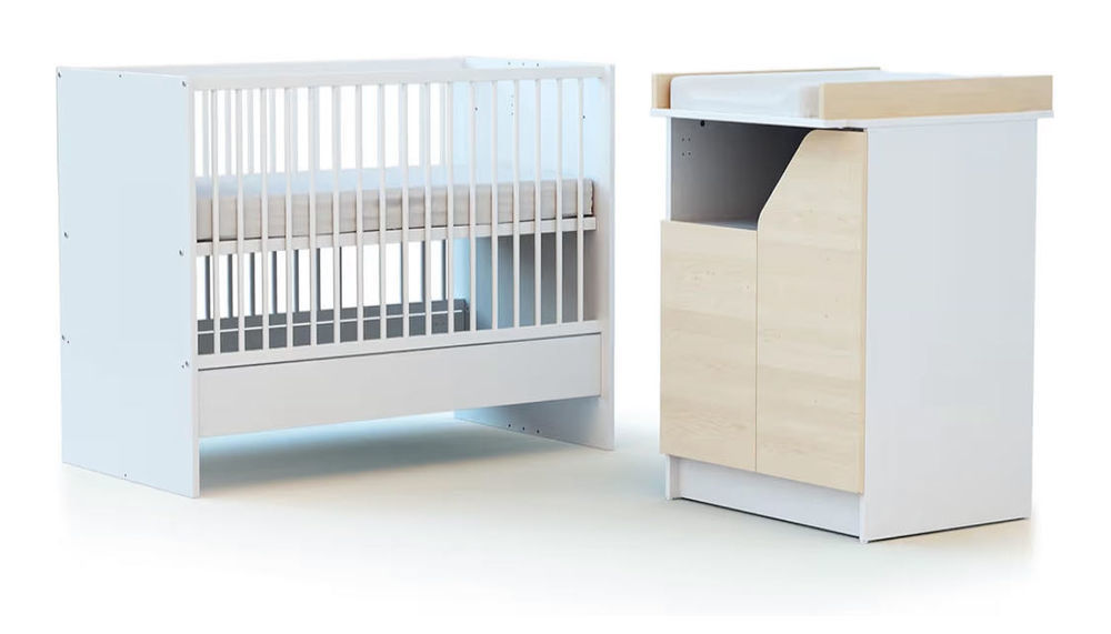 lit �  barreaux + table �  langer 95 Montreuil (93)