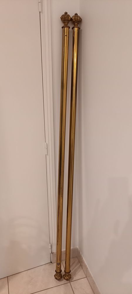 Barres � rideaux anciennes laiton 25 La Membrolle-sur-Choisille (37)