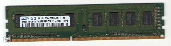 Barrette M�moire SAMSUNG DDR3 1Go PC3-10600 7 Savigny-sur-Orge (91)