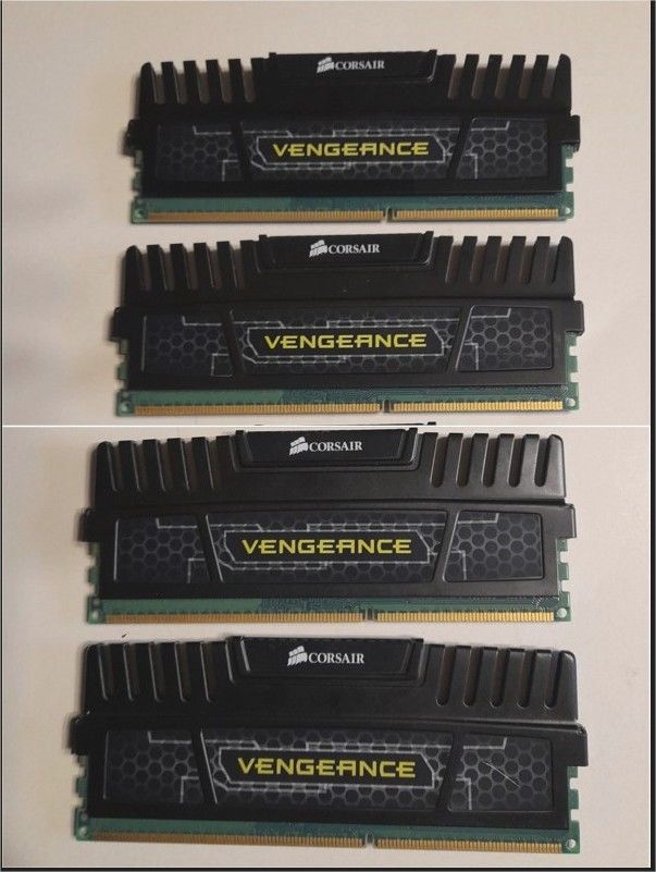 4 Barrettes m�moire Corsair Vengeance FX-9590 (CMZ8GX3M2A186 50 Cambrai (59)