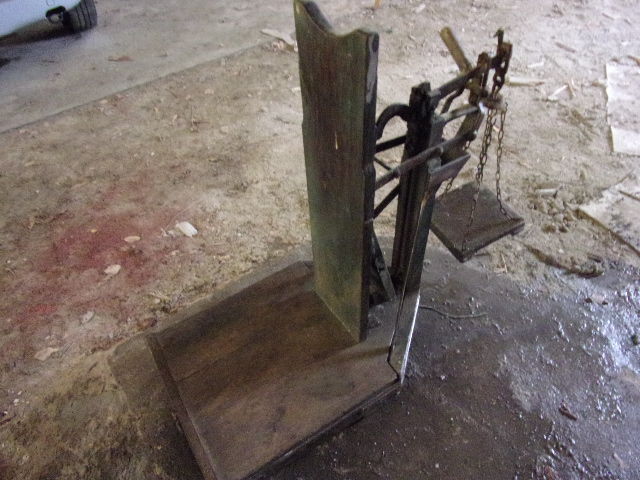 bascule de pesage ancienne 35 Neau (53)