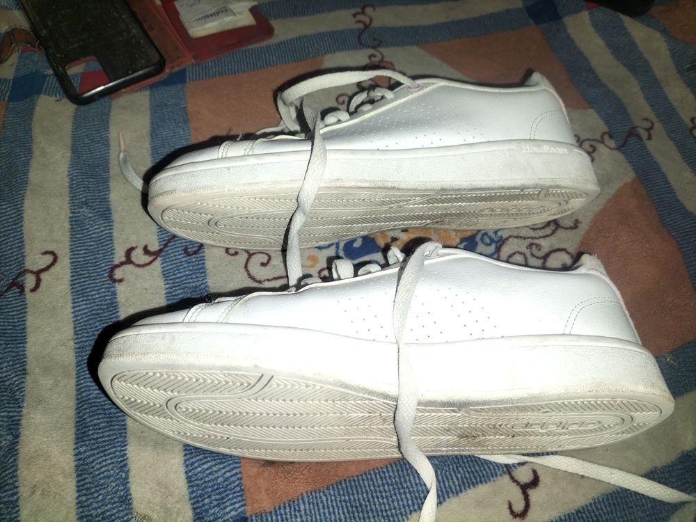 Basket adidas blanc pointure 40 2/4 tr�s bon �tat 14 Cachan (94)