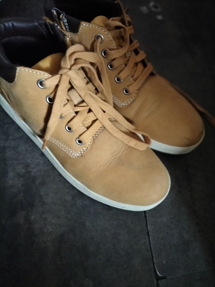 Basket cuir Timberland Camel pointure 38 quasi neuf 44 Cachan (94)
